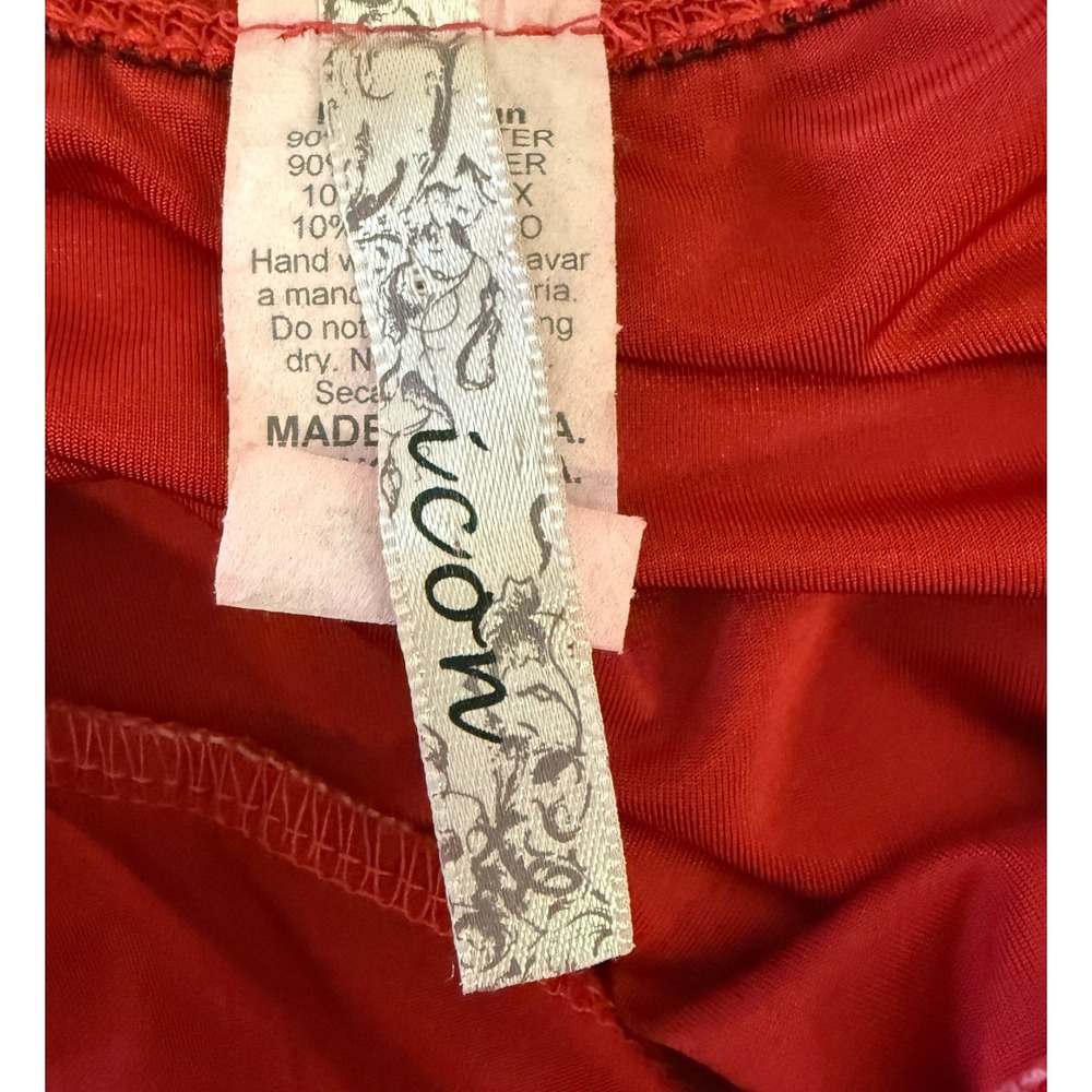 Red Rhinestone Halter Dress Y2K Glam Bodycon Ruched Vegas Party‎ - Picture 4 of 12